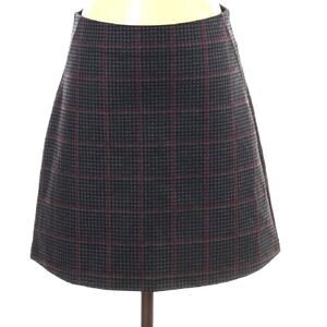 NWT Evereve Sanctuary Easy Mod Skirt in Houdstooth // L